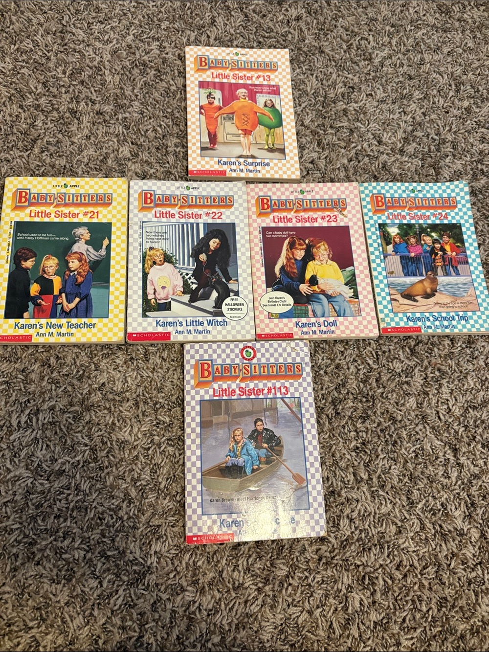 Scholastic Baby-Sitters Little Sister Set - Bright Multi-Color Covers